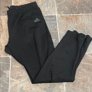Adidas Mens Black Running Jogger Pants